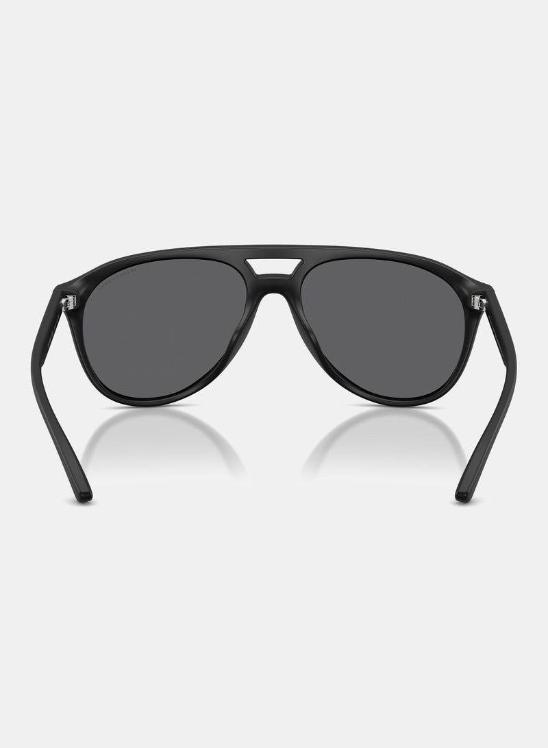 Armani Exchange Full Rimmed Aviator Sunglasses 0AX4156SU - Image 3